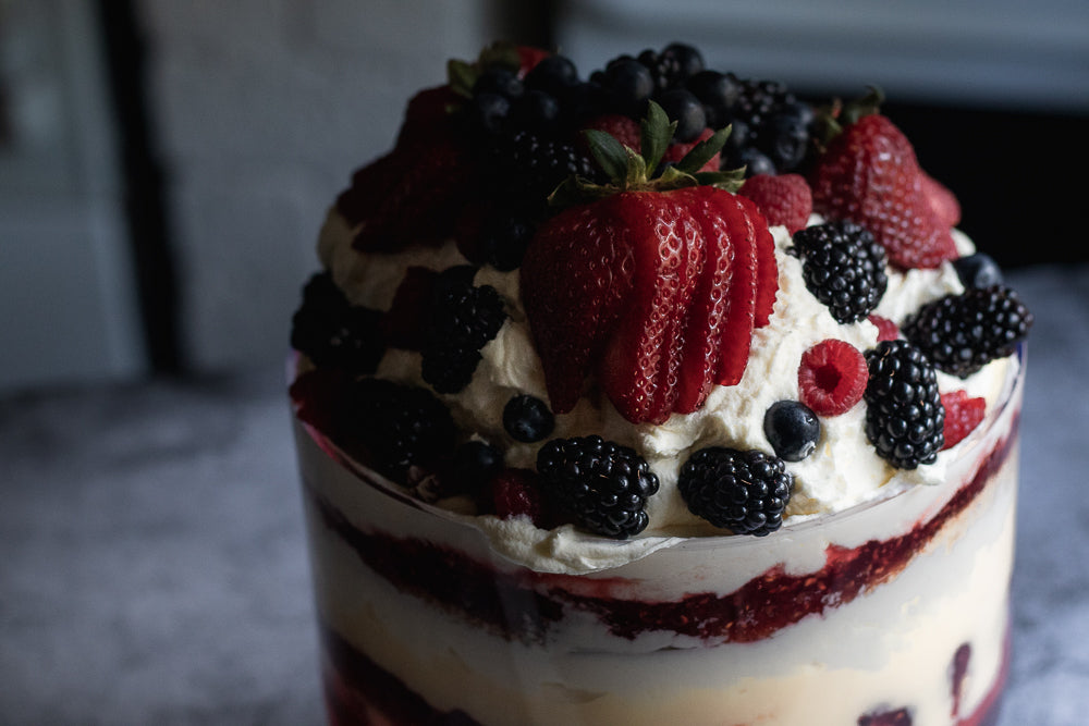 Raspberry & Jalapeno Jam Trifle Recipe