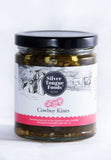 Cowboy Kisses Candied Jalapeño Pickles