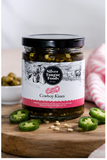 Cowboy Kisses Candied Jalapeño Pickles